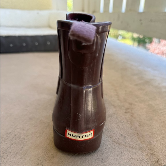 hunter | refined chelsea boots (burgundy) ☔️ - Picture 3 of 16